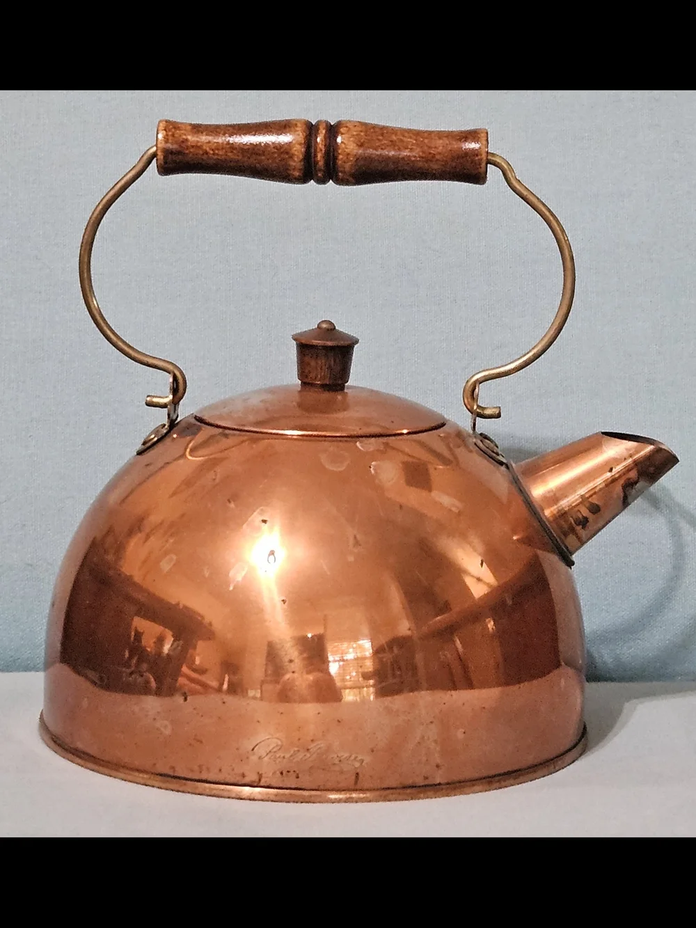 Vintage Revere Ware Stovetop Copper Tea Kettle